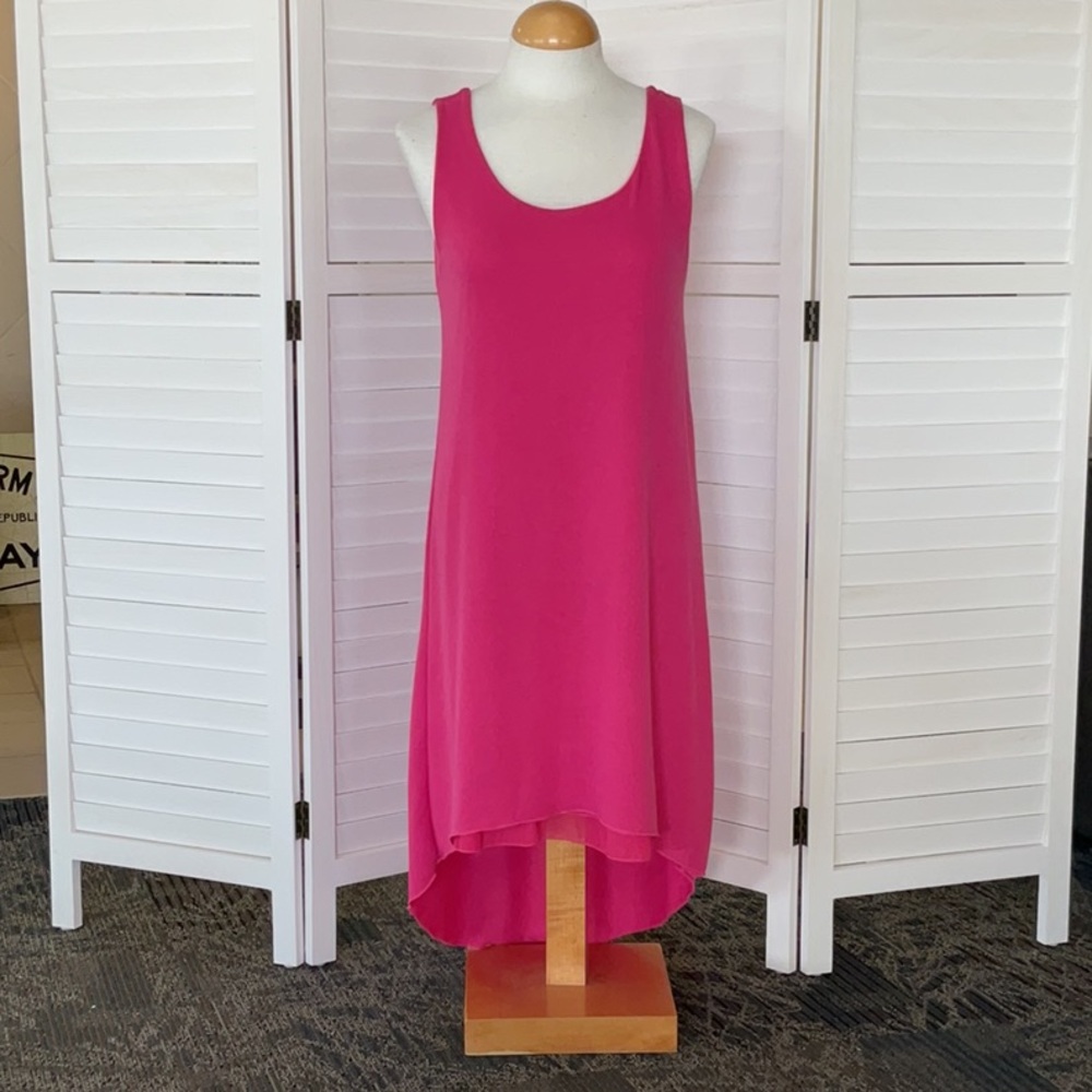Pink Sleeveless Women's Dress